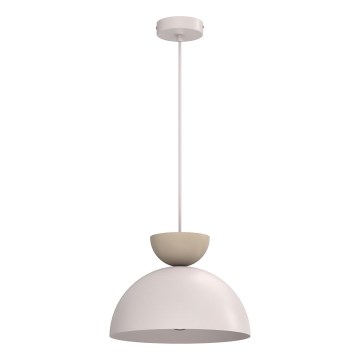 Pendelleuchte NEVIS 1xE27/15W/230V Ø 29 cm cremefarben