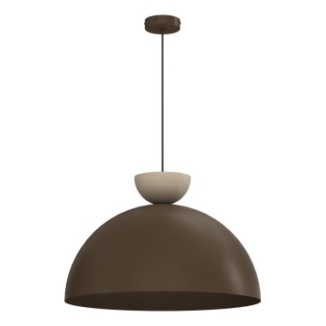 Pendelleuchte NEVIS mit Kabel 1xE27/15W/230V, Ø 50 cm, braun