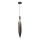 Pendelleuchte NORDIC 1x G9/5W/230V schwarz/chrom