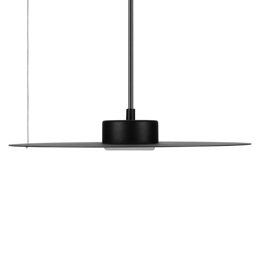 Pendelleuchte PIATTO mit Kabelaufhängung, 1xGX53/15W/230V, Ø 35 cm, schwarz