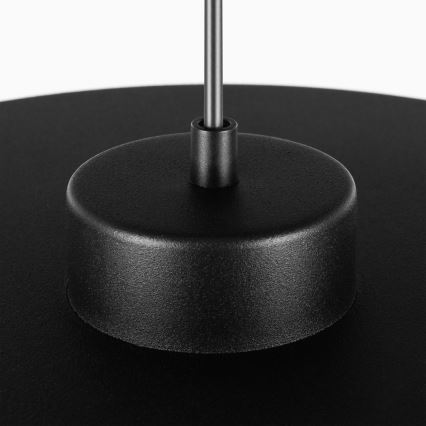 Pendelleuchte PIATTO mit Kabelaufhängung, 1xGX53/15W/230V, Ø 35 cm, schwarz