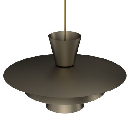 Pendelleuchte PLATO mit Kabel 1xE27/15W/230V bronzefarben