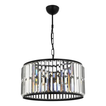 Pendelleuchte PUNE mit Kette 3xE27/40W/230V schwarz