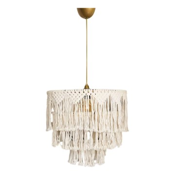 Pendelleuchte RIMINI an Kabel 1xE27/40W/230V creme