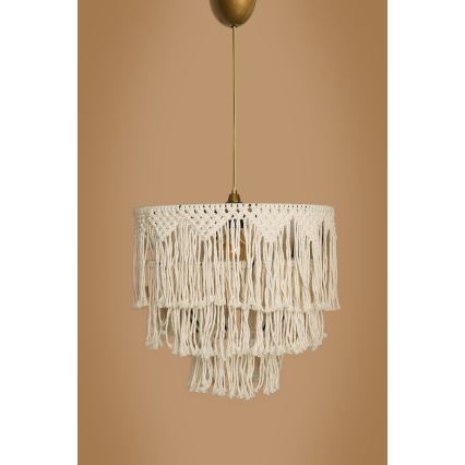 Pendelleuchte RIMINI an Kabel 1xE27/40W/230V creme