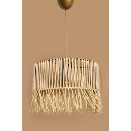 Pendelleuchte RIMINI mit Kabel 1xE27/40W/230V beige