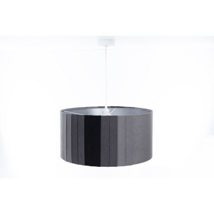 Pendelleuchte STRIPES 1xE27/60W/230V Ø 60 cm grau