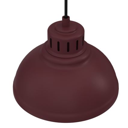Pendelleuchte SVEN mit Kabel 1xE27/15W/230V bordeaux