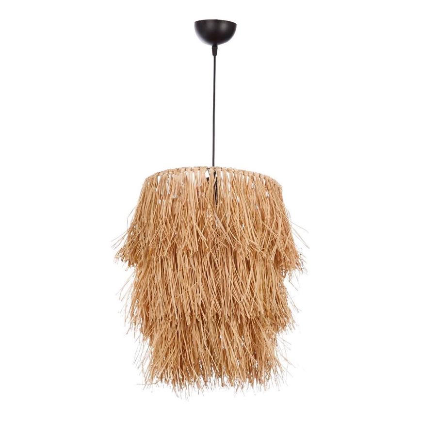 Pendelleuchte TASSEL 1xE27/40W/230V, Raffia