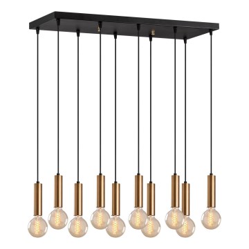 Pendelleuchte TEMPO 10xE27/40W/230V, gold