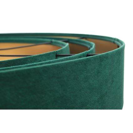 Deckenleuchte an Kabel TRINITI 1xE27/60W/230V grün/gold