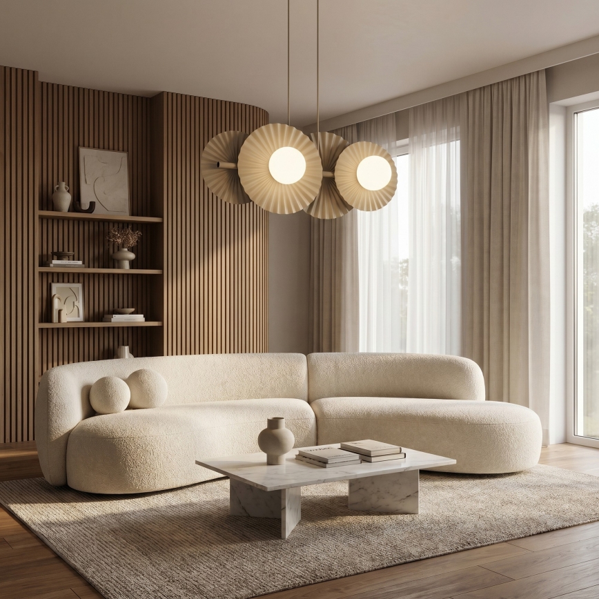 Pendelleuchte UMBRA 4xG9/8W/230V beige