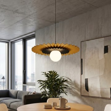 Pendelleuchte UMBRA mit Kabel 1xG9/8W/230V schwarz/orange