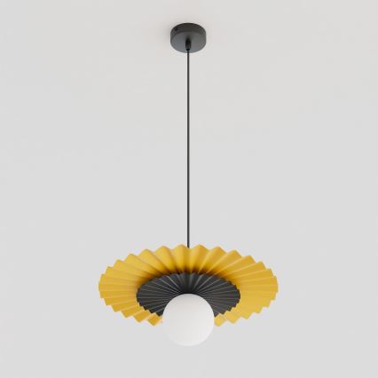 Pendelleuchte UMBRA mit Kabel 1xG9/8W/230V schwarz/orange