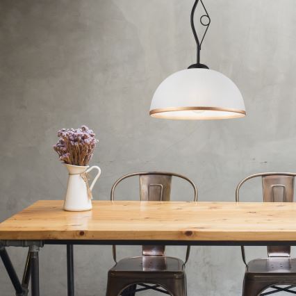 Pendelleuchter RETRO 1xE27/60W/230V schwarz