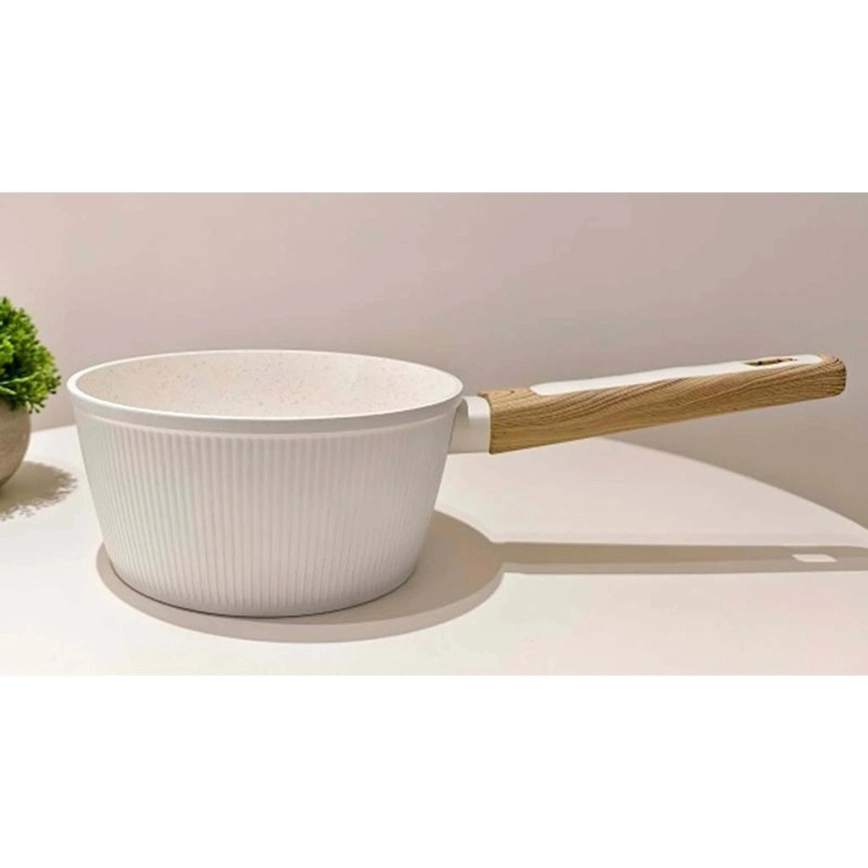 Pentola BIANCO 18 cm crema/marrone