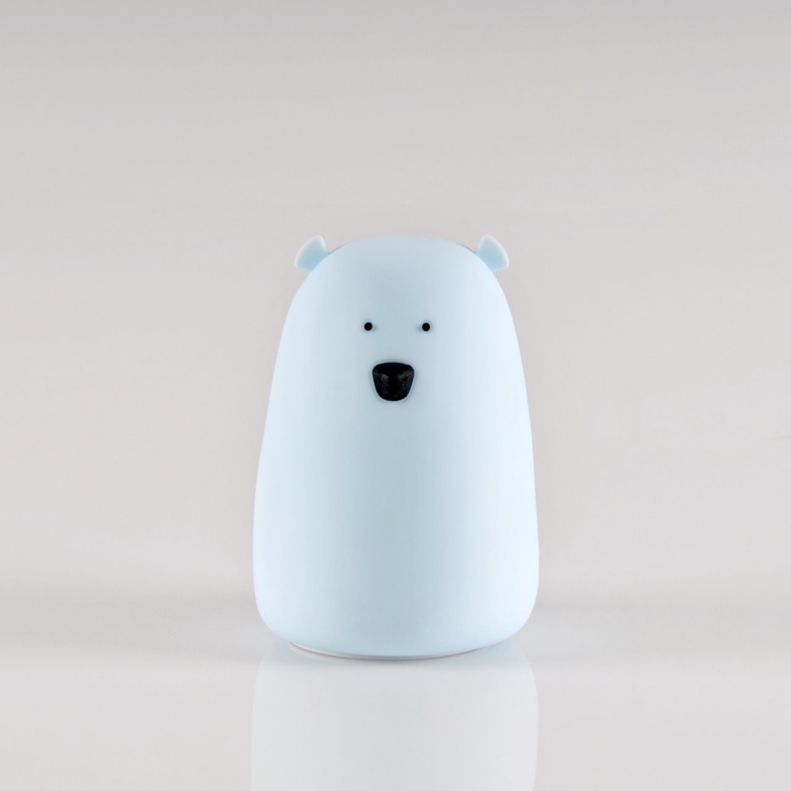 Petite lampe tactile LED RVB pour enfants BEAR LED/0,8W/5V bleu