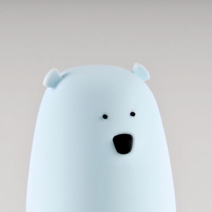 Petite lampe tactile LED RVB pour enfants BEAR LED/0,8W/5V bleu