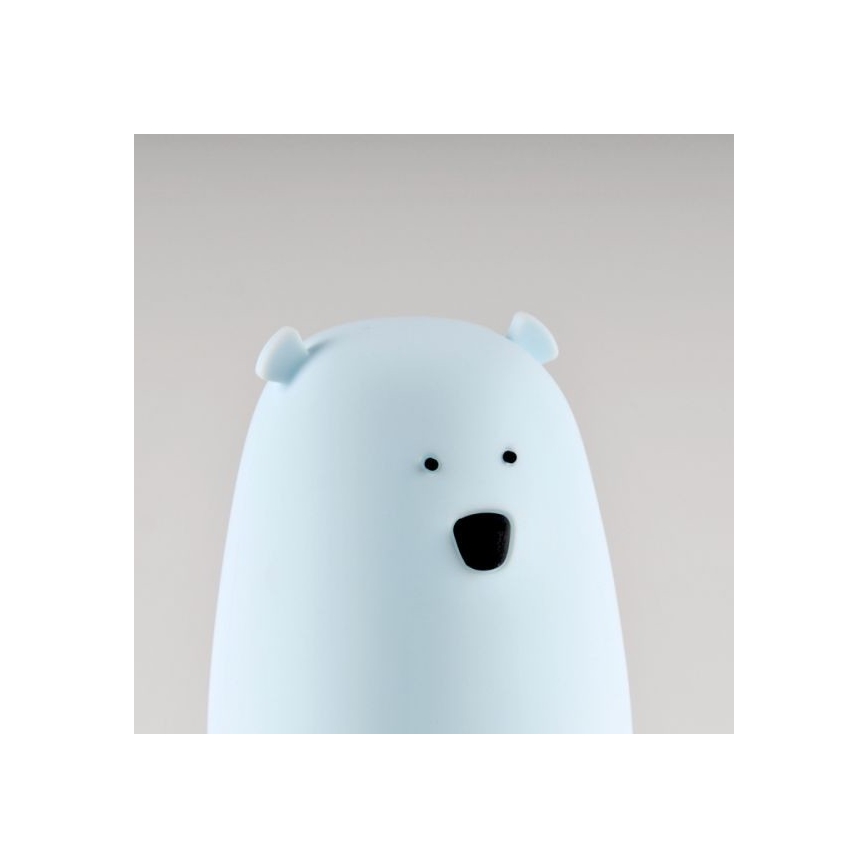 Petite lampe tactile LED RVB pour enfants BEAR LED/0,8W/5V bleu
