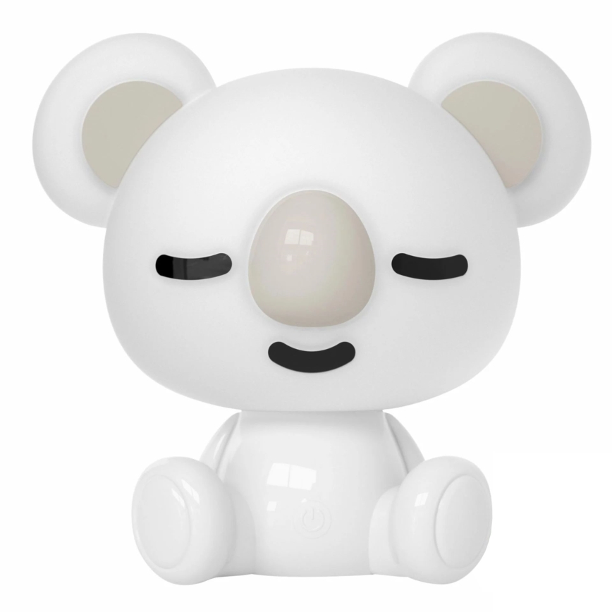 Petite veilleuse LED RGBW à intensité variable pour enfants 2,5W/230V koala blanc