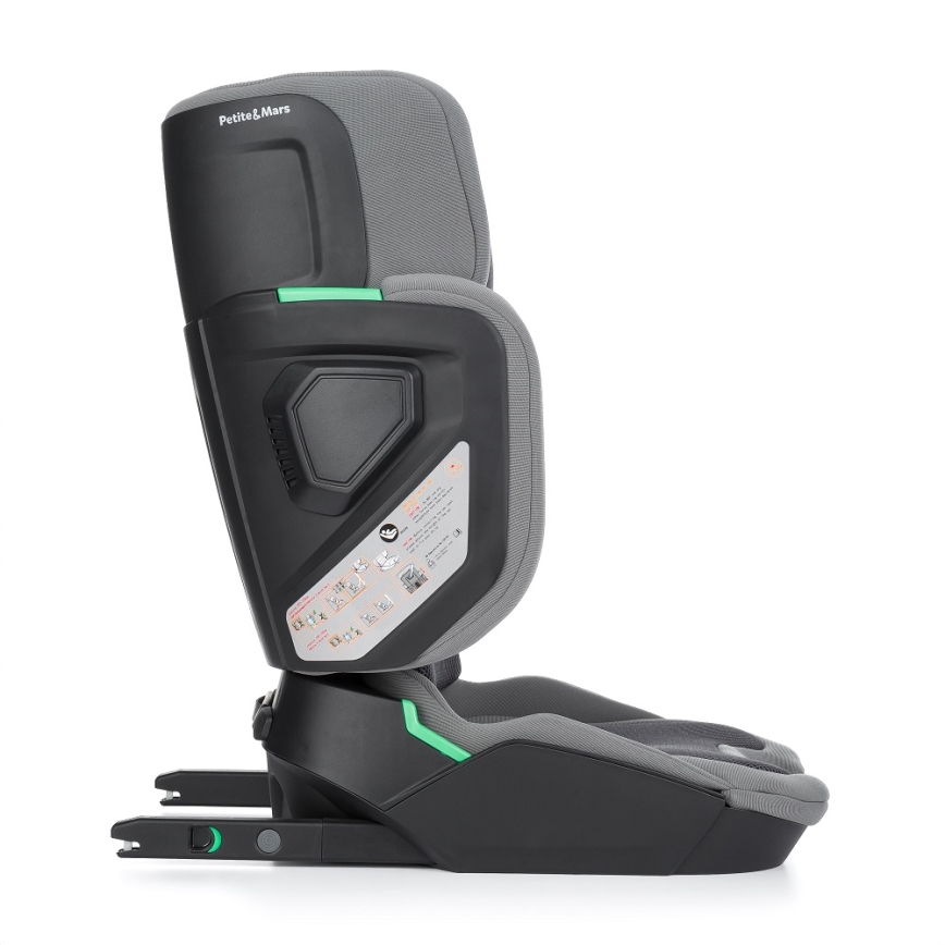 PETITE&MARS - Autositz FLEX PRO i-Größe 100-150 cm (15-36 kg) grau