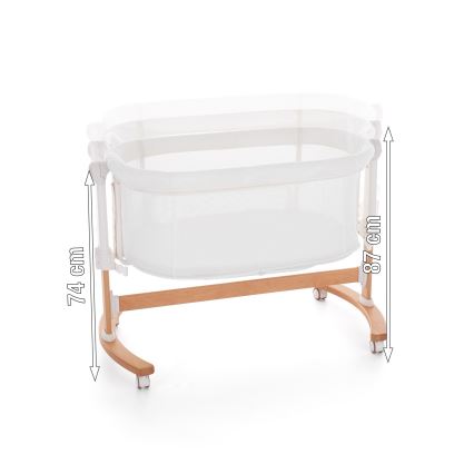 PETITE&MARS - Babybett 2-in-1 GLORY grau