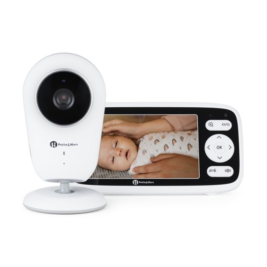 PETITE&MARS - Babyphone mit Monitor NANO 4.0 3,7V 1760 mAh