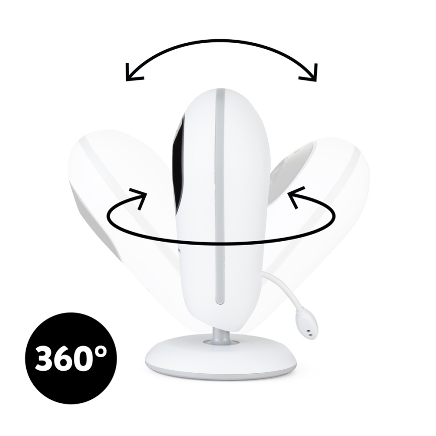 PETITE&MARS - Babyphone mit Monitor NANO 4.0 3,7V 1760 mAh