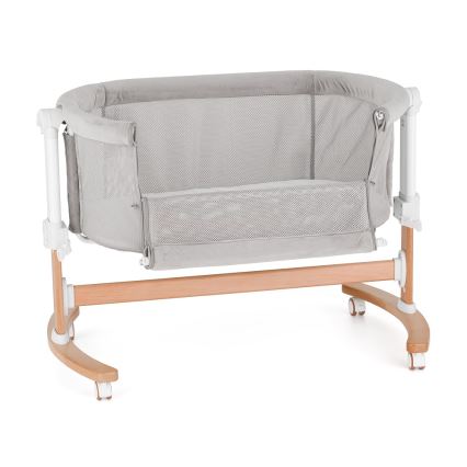 PETITE&MARS - Berceau pour bébé 2en1 GLORY gris