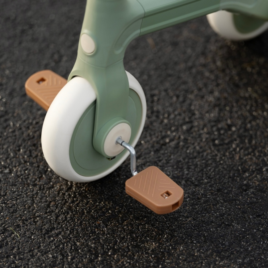 PETITE&MARS - Bicicletta senza pedali 3 in 1 BINGO Sage Leaf per bambini