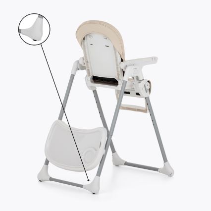 PETITE&MARS - Chaise haute pour enfant GUSTO jaune