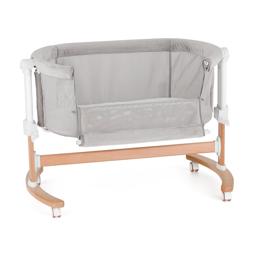 PETITE&MARS - Culla per bambini 2in1 GLORY grigio