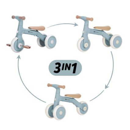 PETITE&MARS - Draisienne per bambini 3 in 1 BINGO Stering Blue