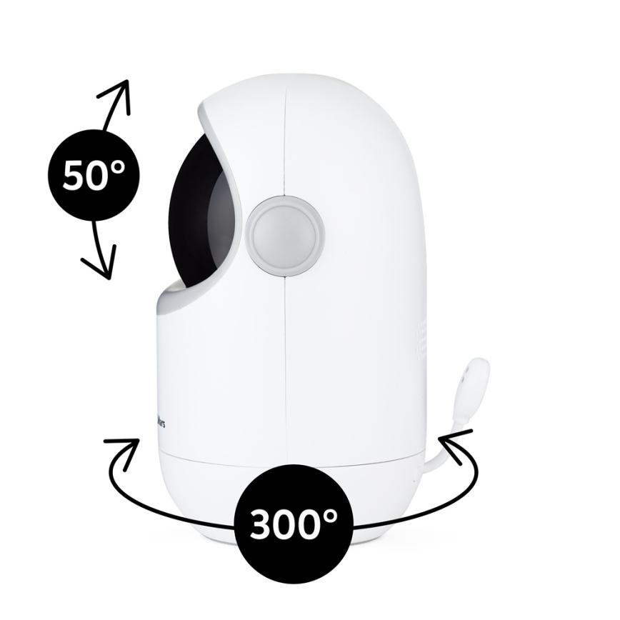 PETITE&MARS - Écoute-bébé avec moniteur EVE 5.0 3,8V 3050 mAh
