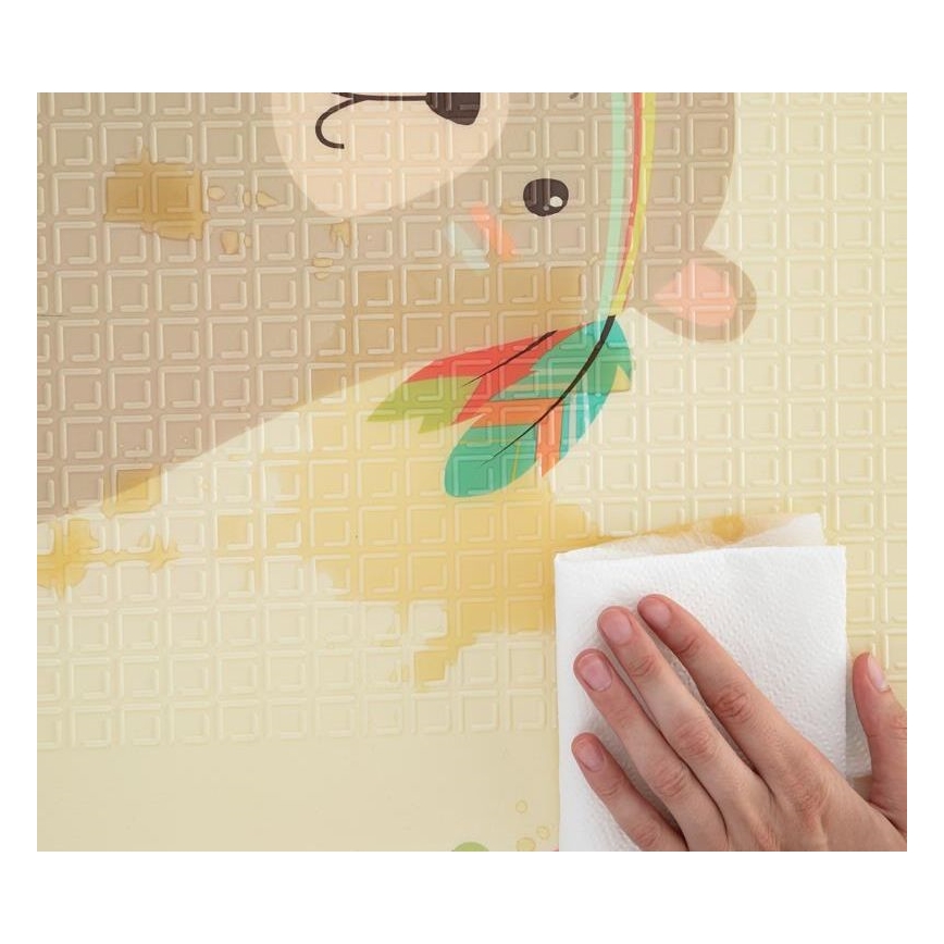 PETITE&MARS – Faltbare Spielmatte CAMPY ELEPHANT&FOX