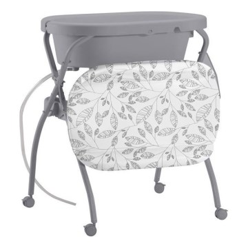 PETITE&MARS - Fasciatoio con vasca da bagno SPA 3in1 grigio