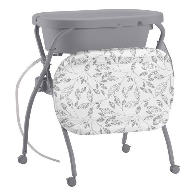 PETITE&MARS - Fasciatoio con vasca da bagno SPA 3in1 grigio