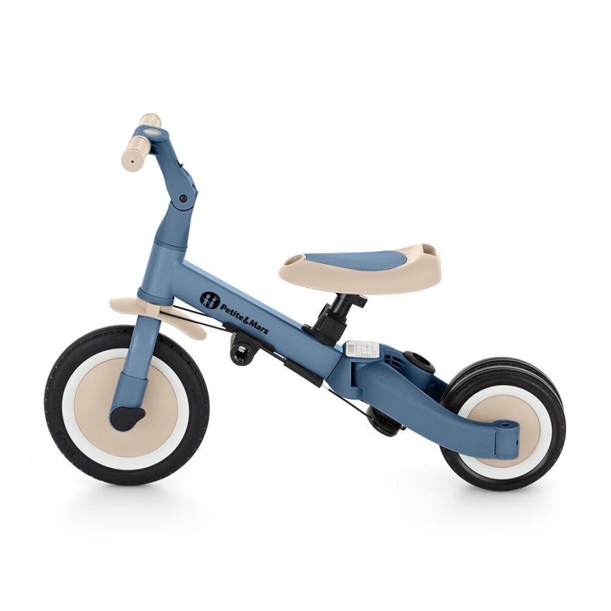 PETITE&MARS - Kinder-Dreirad 5in1 TURBO Ocean Blue