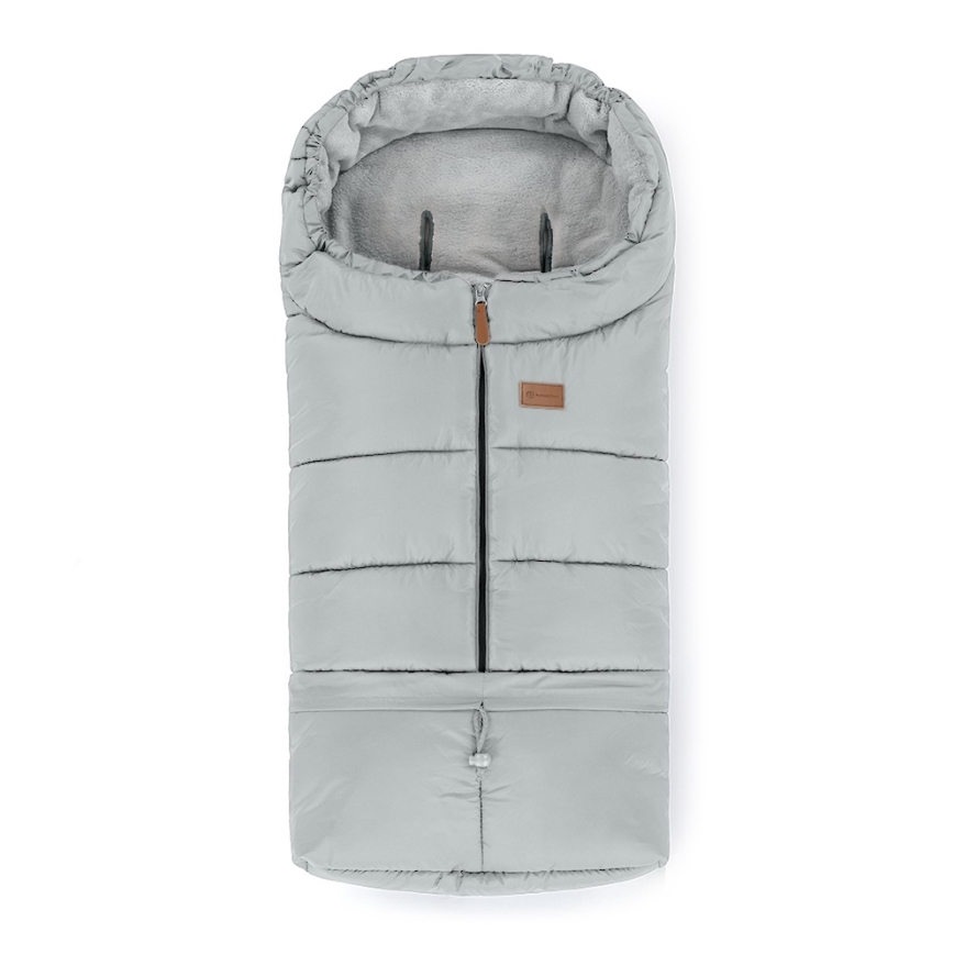 PETITE&MARS - Kinder-Fußsack 3-in-1 JIBOT, hellgrau