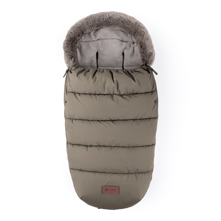 PETITE&MARS - Kinder-Fußsack 4-in-1 COMFY Mocha Mousse