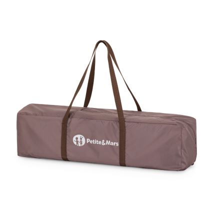 PETITE&MARS - Lettino da viaggio NYJA Elegant Dreamlines Mocha