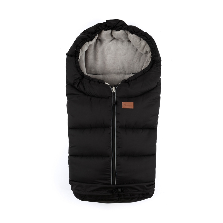 PETITE&MARS - LOT Chancelière bébé 3en1 JIBOT + manchons pour poussette JASIE blanc