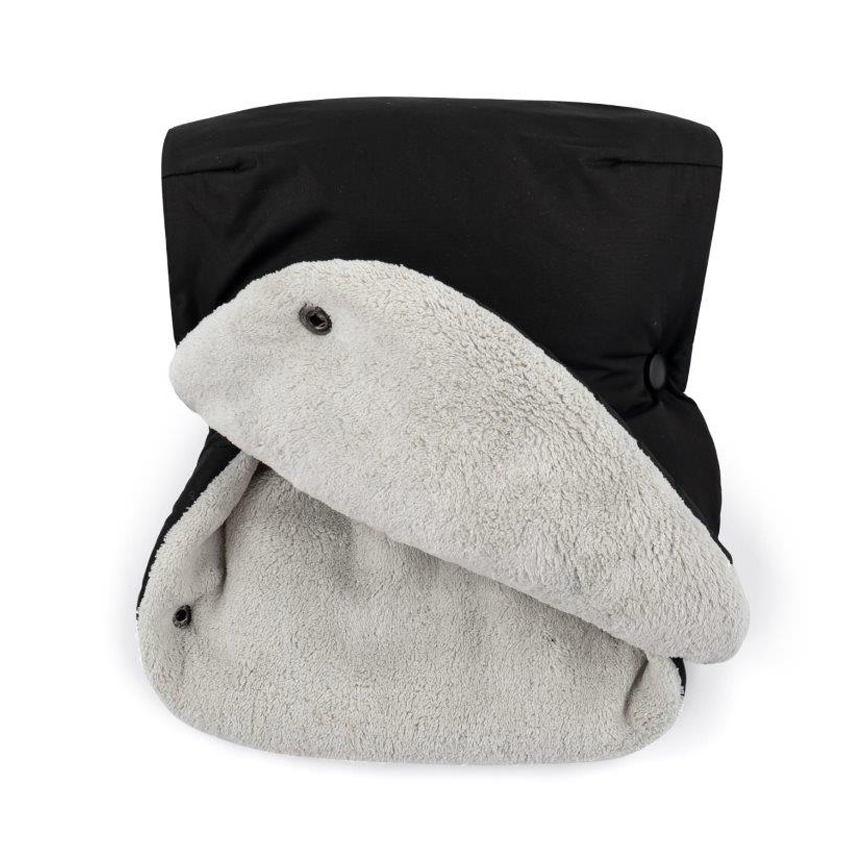 PETITE&MARS - LOT Chancelière bébé 3en1 JIBOT + manchons pour poussette JASIE blanc