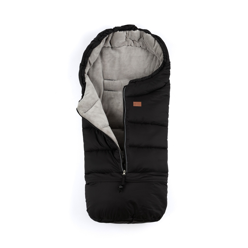 PETITE&MARS - LOT Chancelière bébé 3en1 JIBOT + manchons pour poussette JASIE blanc