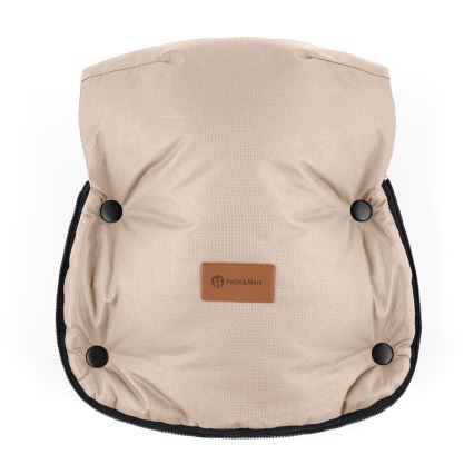 PETITE&MARS - LOT Chancelière pour bébé 4en1 ARCTIC + cache-mains pour poussette FURRY Rose Petal