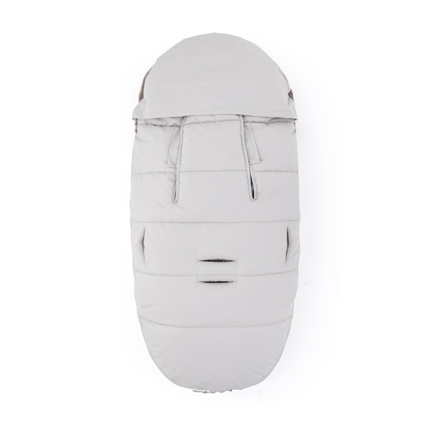 PETITE&MARS - LOT Chancelière pour bébé 4en1 COMFY + cache-mains pour poussette FURRY Champagne Shower