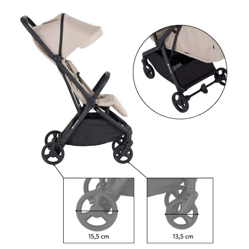 PETITE&MARS - Passeggino sportivo FLIP Tan Beige