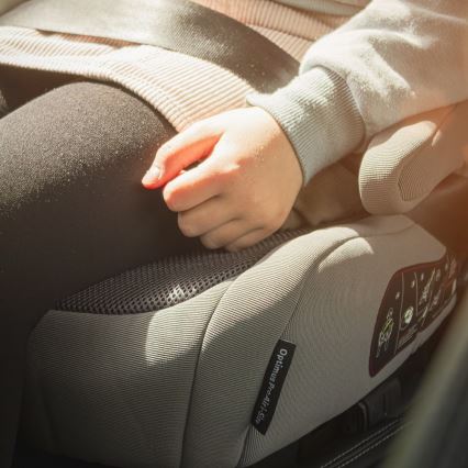 PETITE&MARS - Rehausseur pour voiture OPTIMUS PRO i-Taille 125-150 cm (22-36 kg) gris