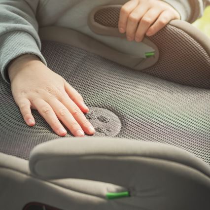 PETITE&MARS - Rehausseur pour voiture OPTIMUS PRO i-Taille 125-150 cm (22-36 kg) gris