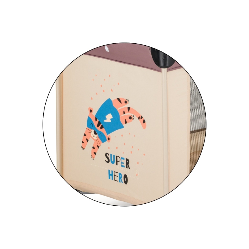 PETITE&MARS - Reisebett KOOT Tiger Superheld